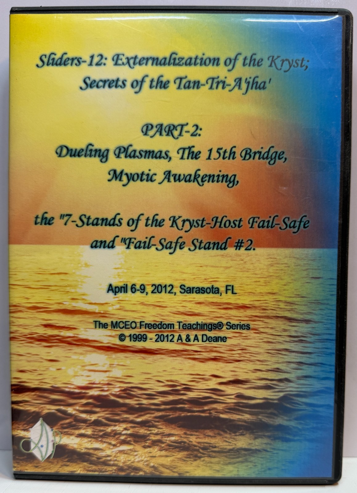 Sliders 12 Part 2 Externalization of The Kryst (3 DVD Set MCEO) Ashayana Deane