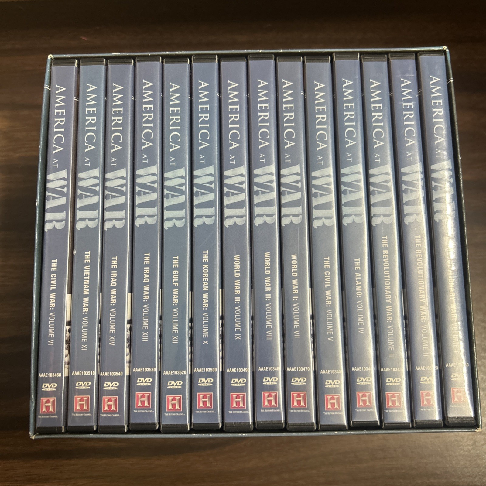 America At War The History Channel DVD Set 14 Disc Set 32h 28min 2007. Box Set