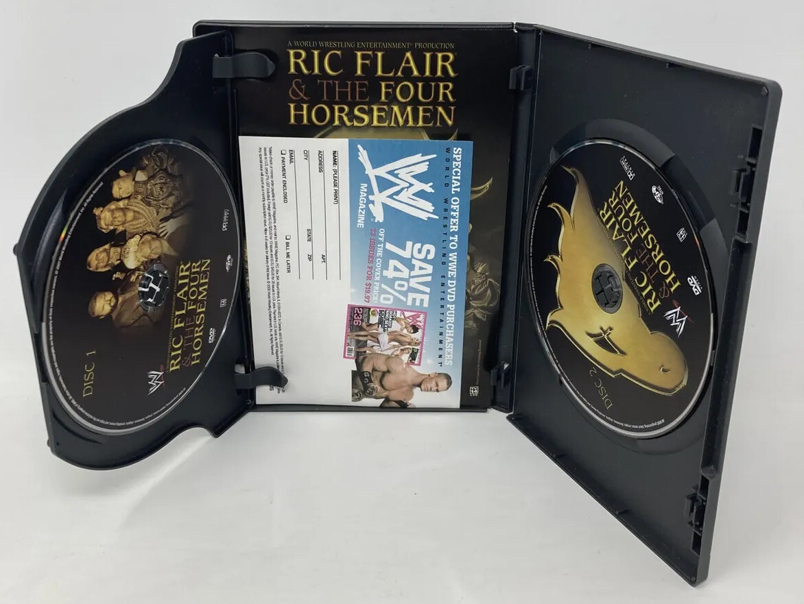 Lot of 6 Wrestling WWE DVDs ICP Bloodymania TV Slam Andre the Giant Ric Flair ++
