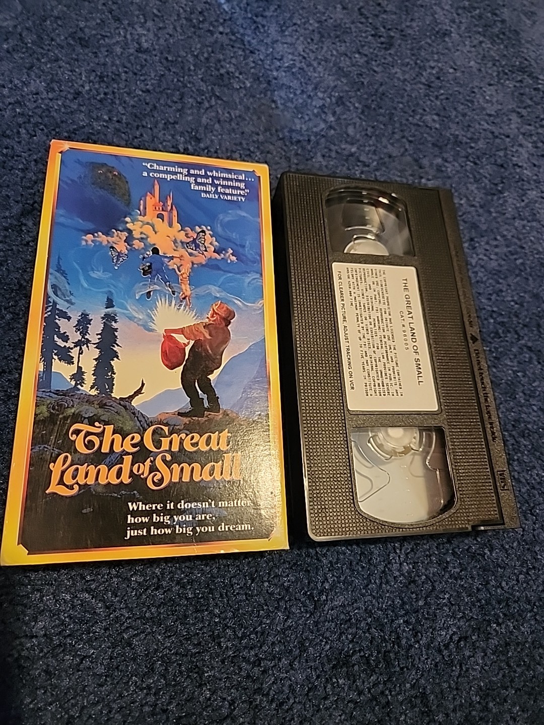 The Great Land of Small 1987 VHS leprechaun magic Karen Elkin Michael Blouin
