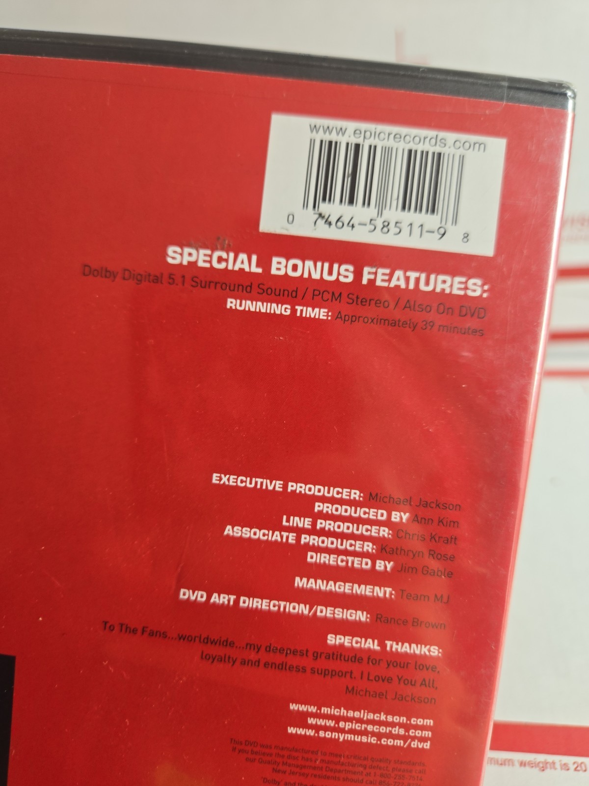 Michael Jackson – The One (DVD, 2004) Brand New Sealed Career Highlights