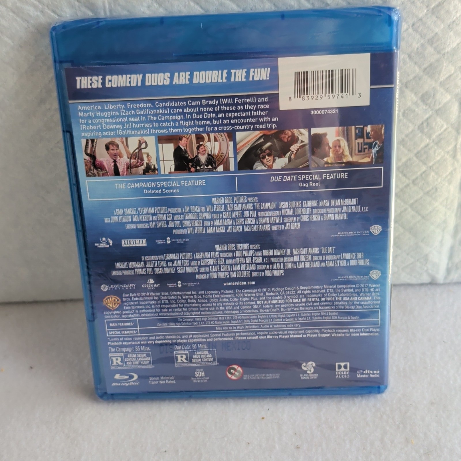 Campaign, The / Due Date Blu-ray NEW