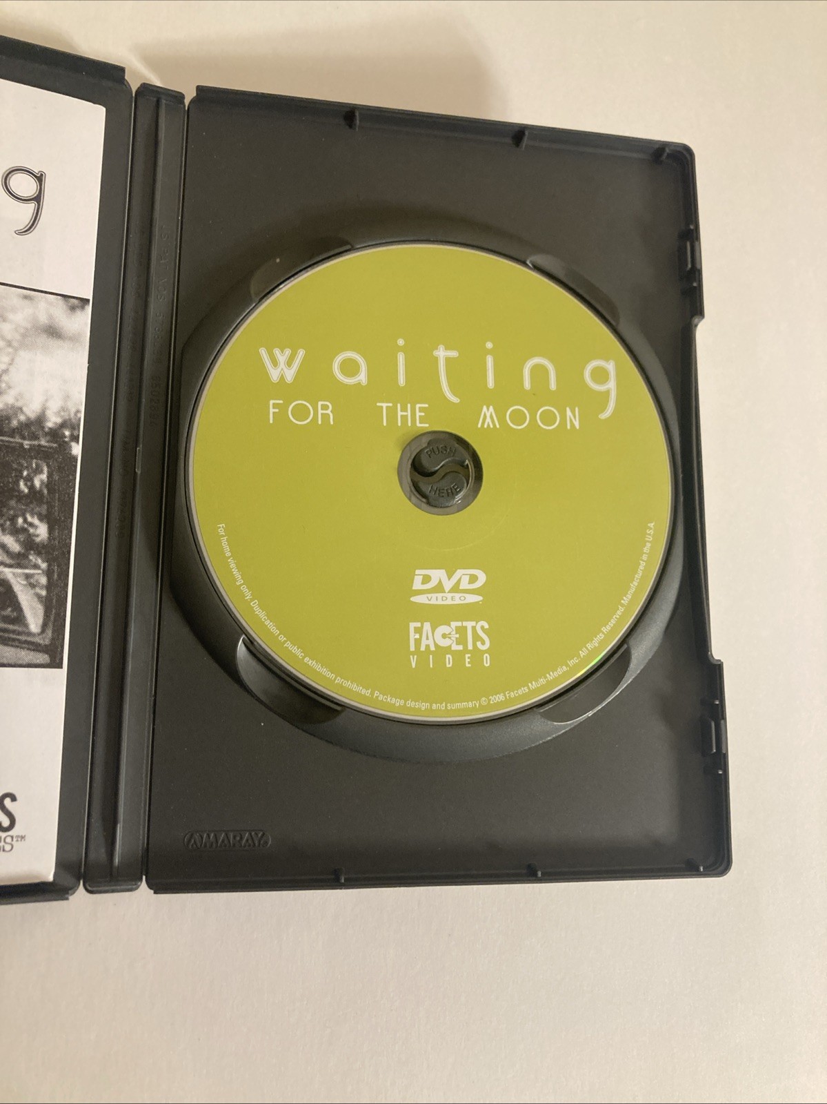 Waiting For The Moon DVD Linda Bassett Linda Hunt 1987 Movie (RARE)