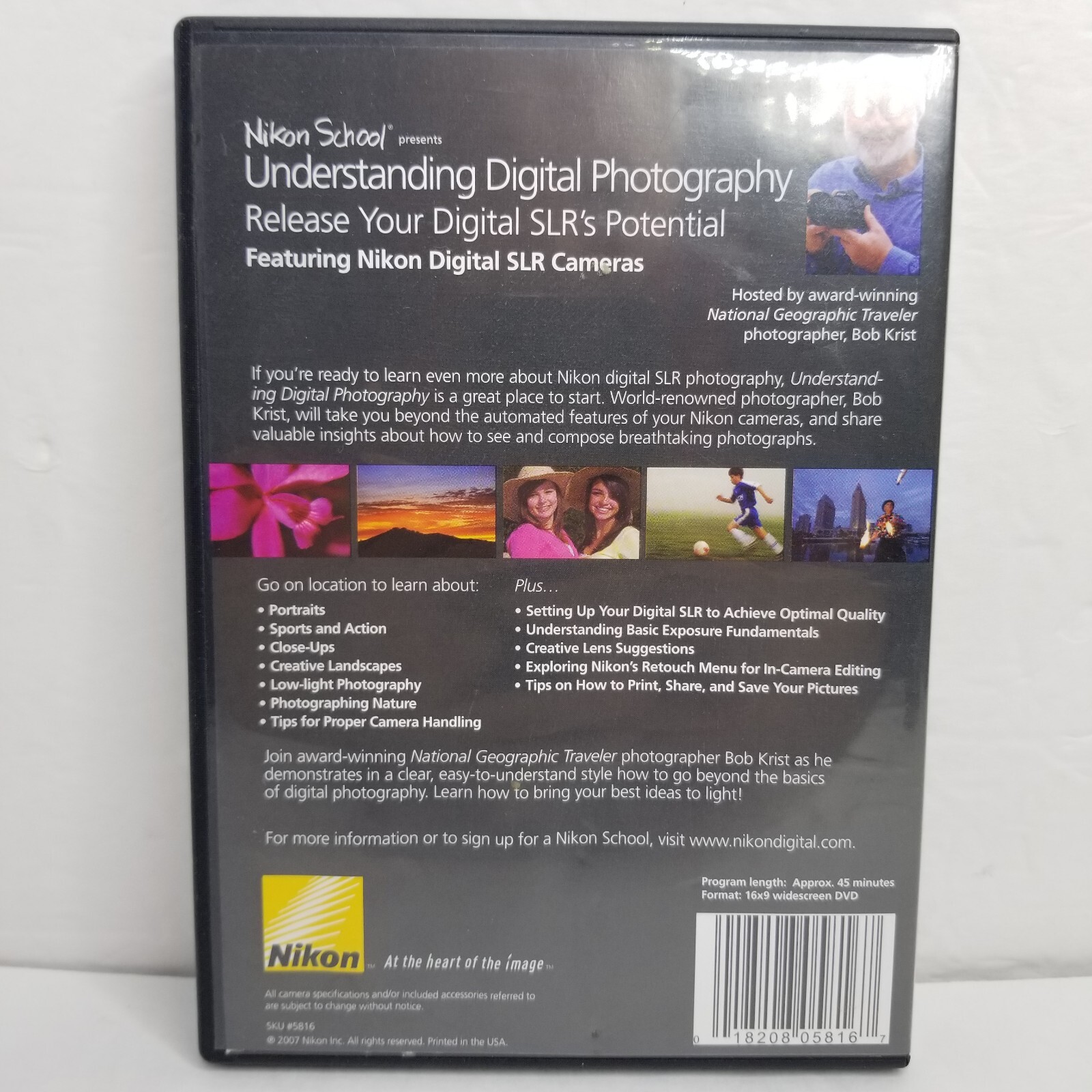 Nikon School, Understanding Digital Photography DVD, Technology Training Course