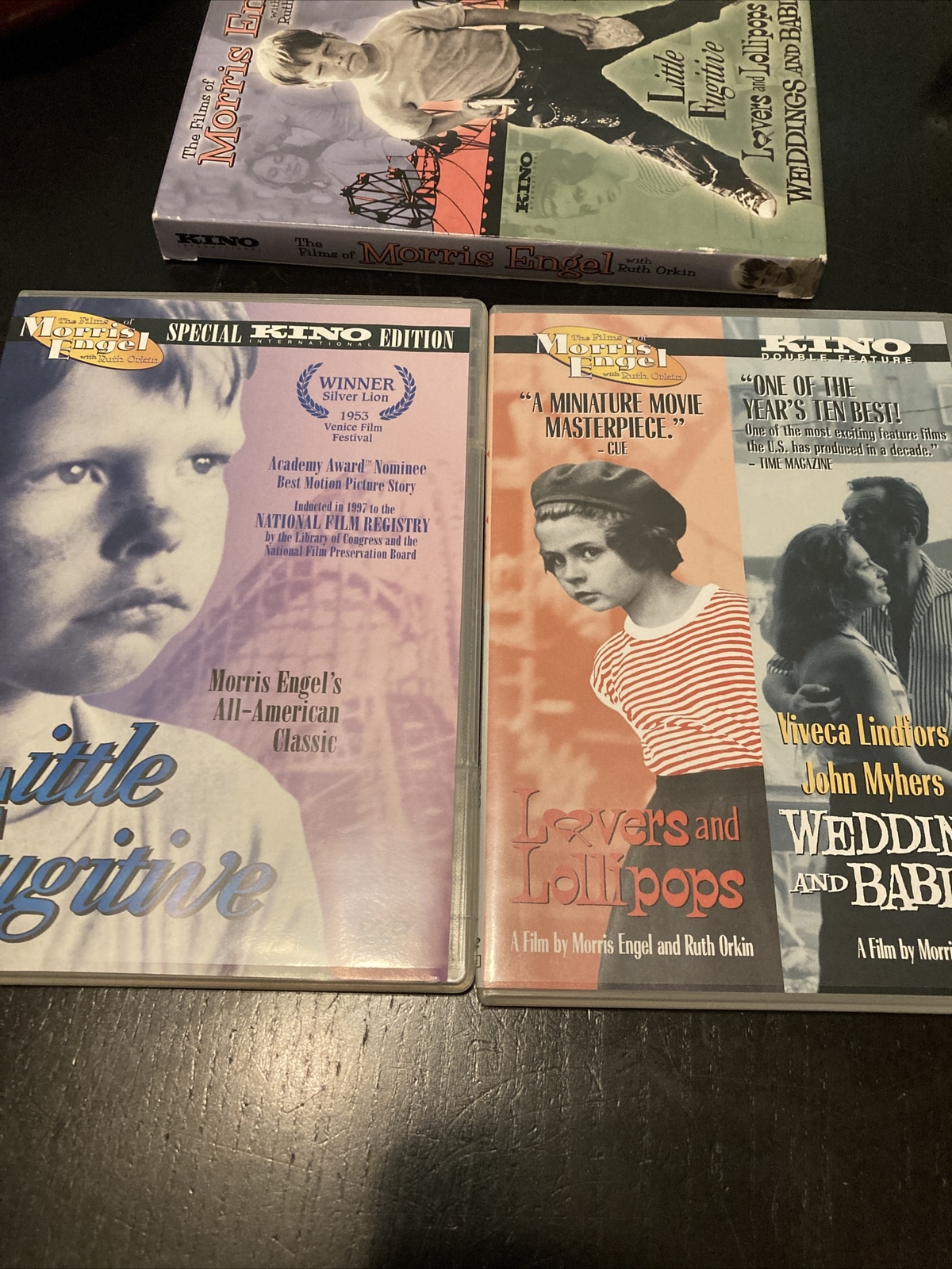 Morris Engel Weddings And Babies Little Fugitive Lovers & Lollipops KINO DVD OOP