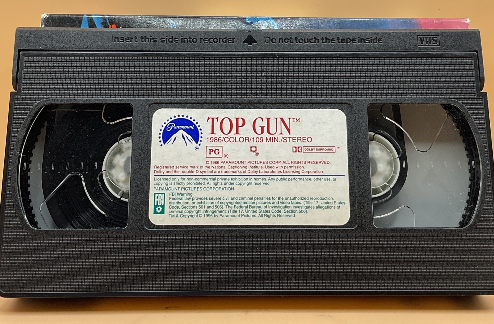 Top Gun VHS 1986, 1996 Tom Cruise G-VG Condition **Buy 2 Get 1 Free**