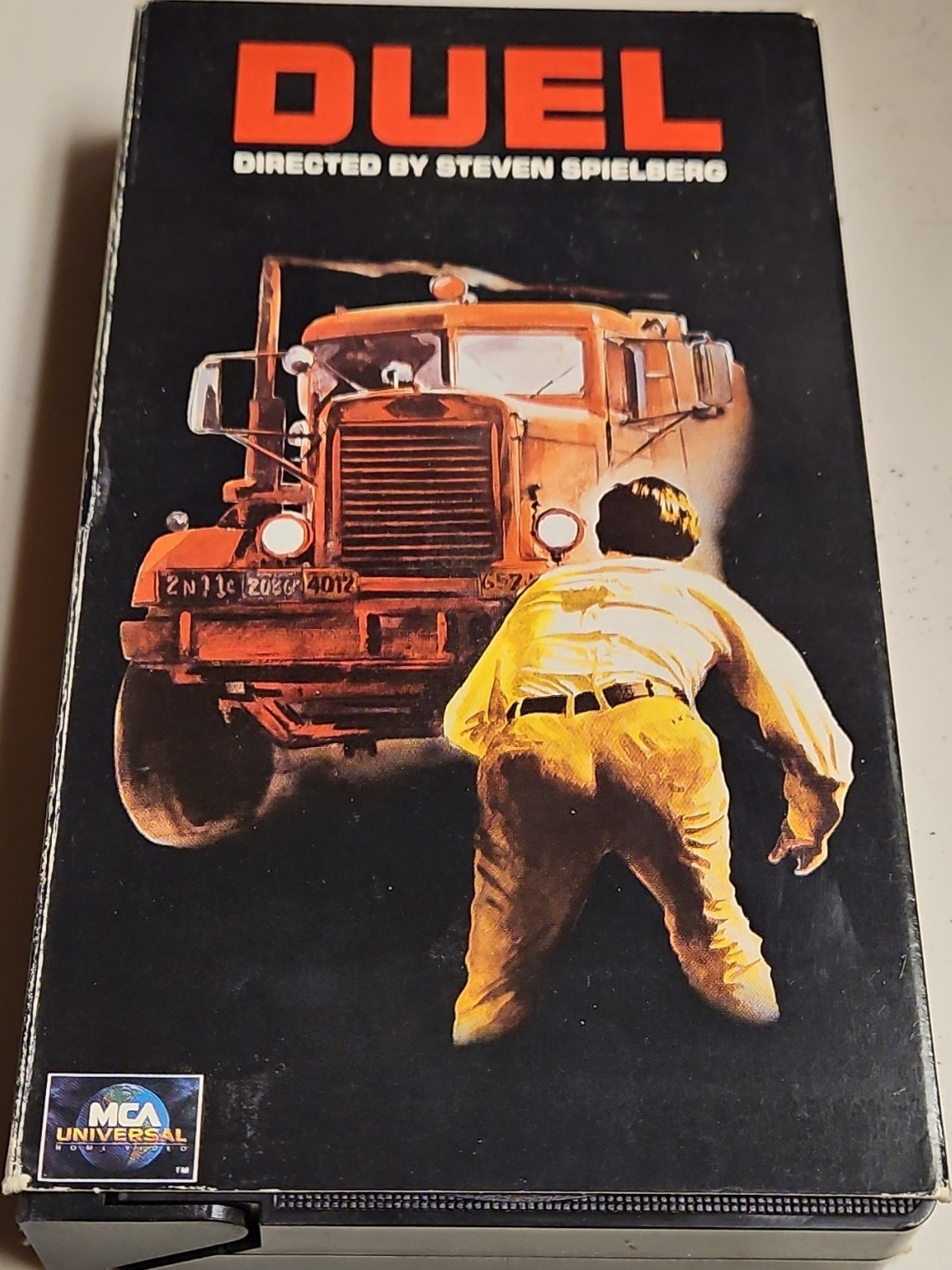 MCA Universal Duel VHS 1971 NR Action Adventure NTSC Spielberg Dennis Weaver