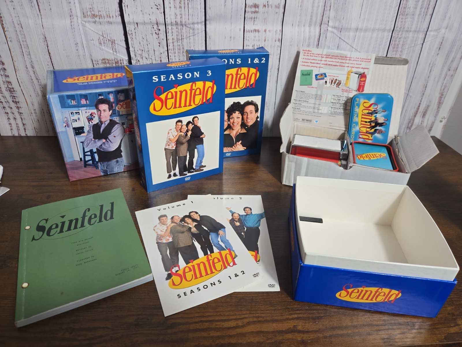 Seinfeld DVD Gift Box Set With All 40 Original Episodes From Seasons 1,2 & 3