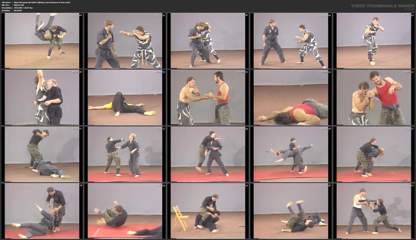 Ninjutsu Combat Techniques starring Robert Bussey (8 DVD Set)