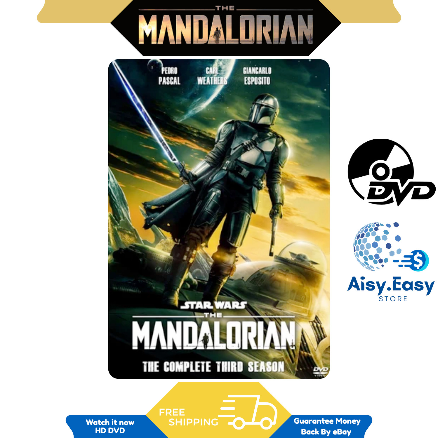 The Mandalorian Season 3 Sci-Fi Fantasy Adventure Action Region Free DVD