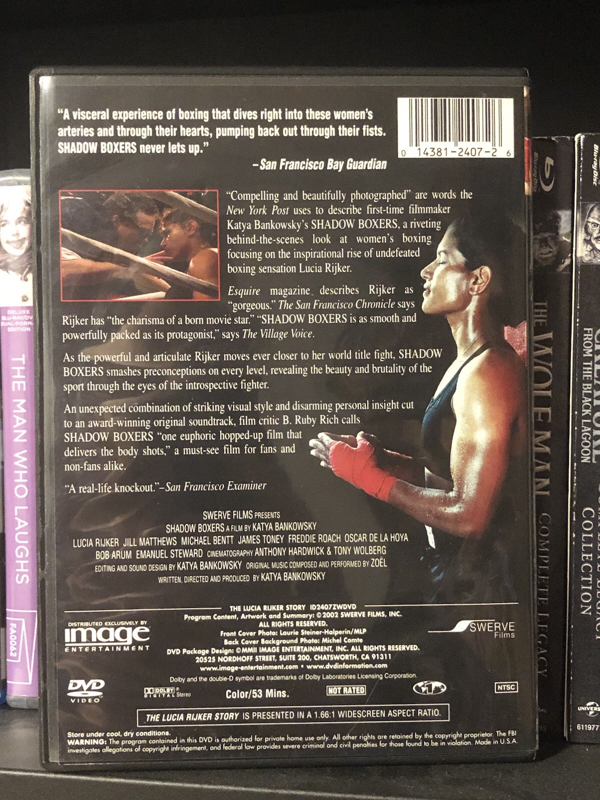 The Lucia Rijker Story Signed DVD 2002 Boxing Documentary