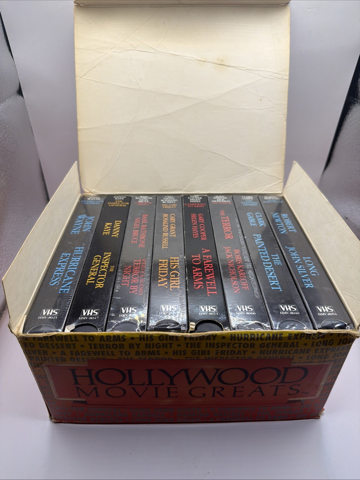 Hollywood Movie Greats Starter Collection VHS tapes 6 Sealed Tapes