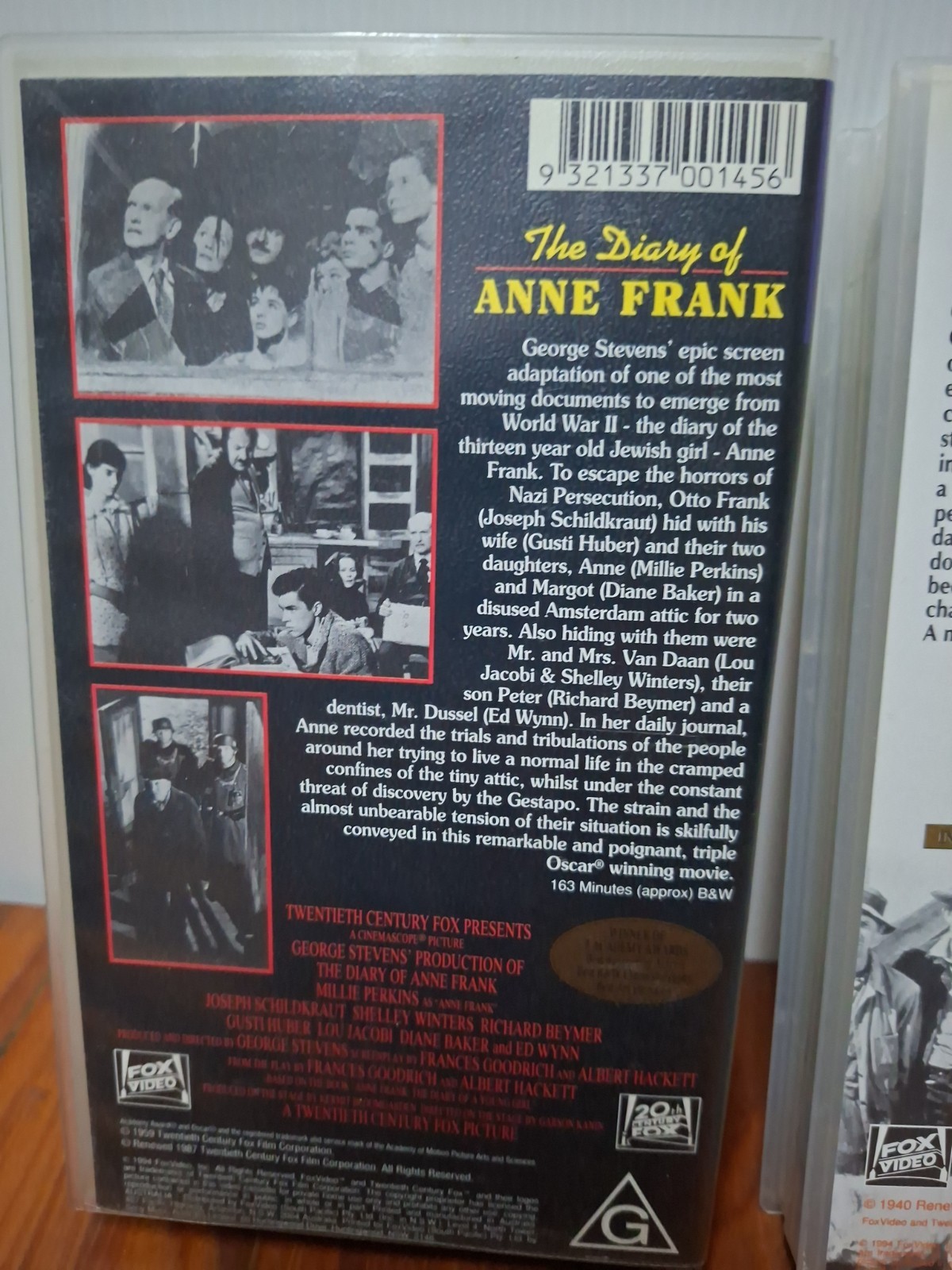 The Grapes of Wrath Henry Fonda & The Diary Of Anne Frank Vhs Videos Tested