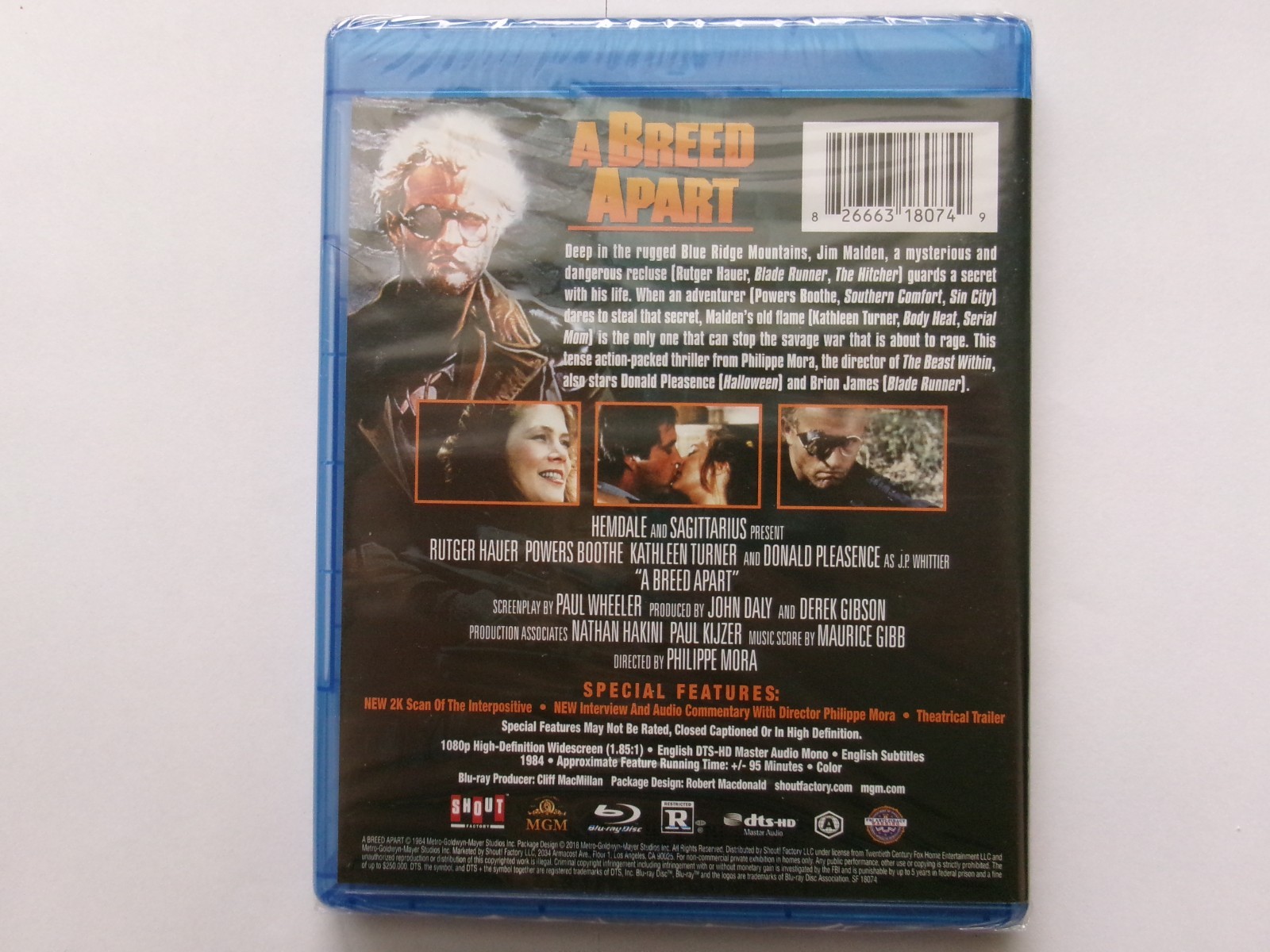 A Breed Apart (1984) (Blu-ray) Shout Factory Rutger Hauer NEW OOP