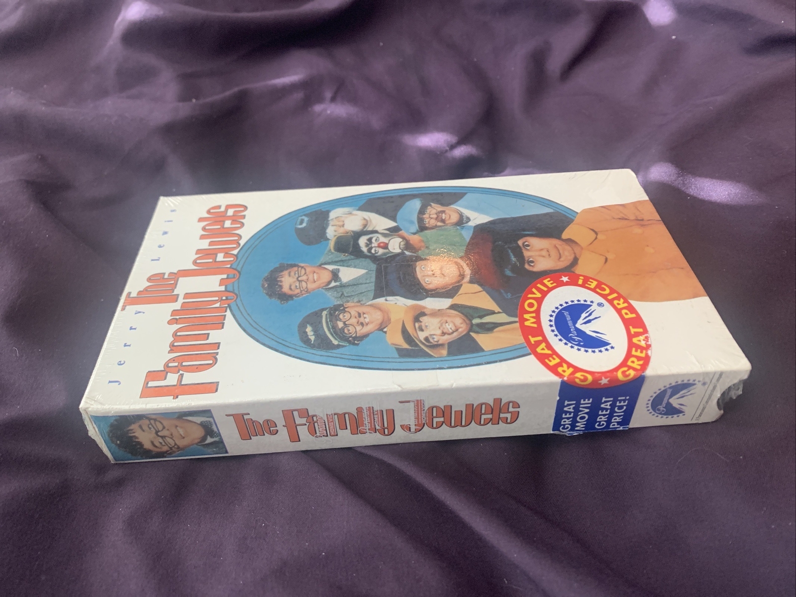 The Family Jewels (VHS, 1993) Jerry Lewis,Sebastian Cabot New Tear Plastic/Box