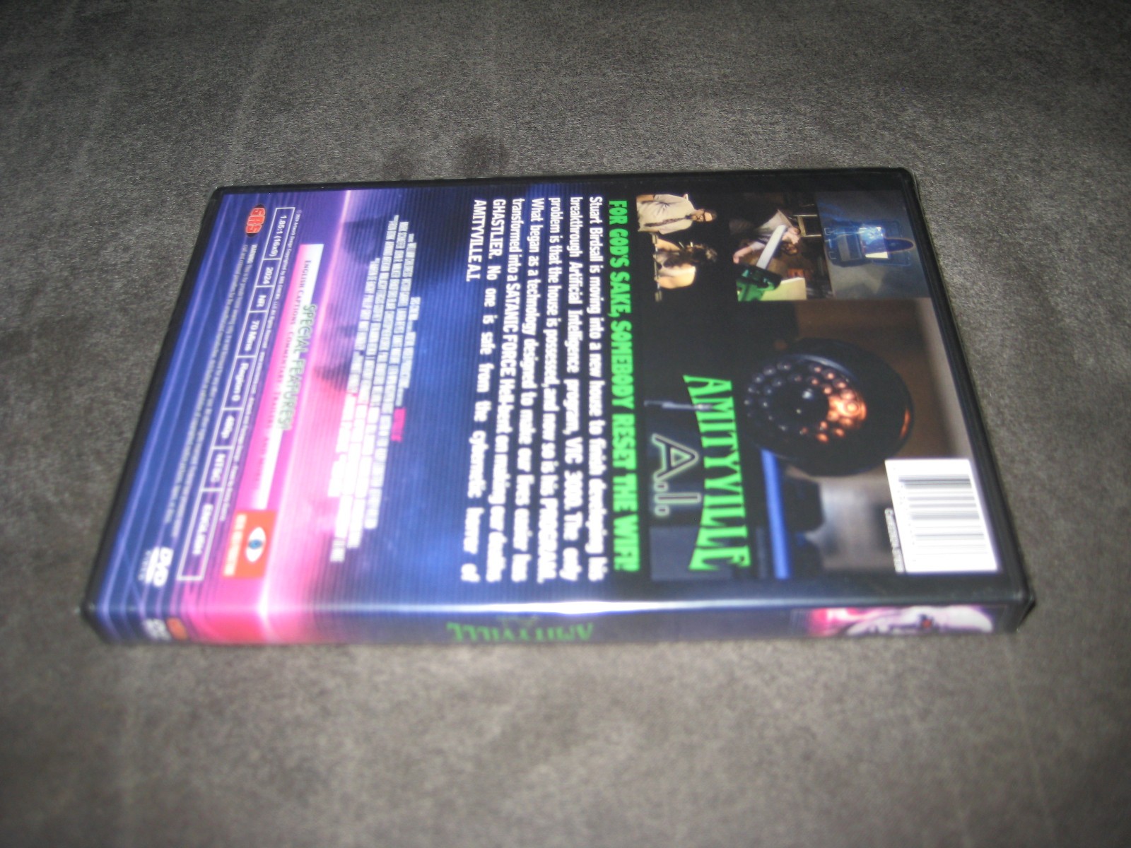 AMITYVILLE A.I. (DVD 2025) BRAND NEW – NOT RATED – WIDESCREEN – HORROR – SCI-FI
