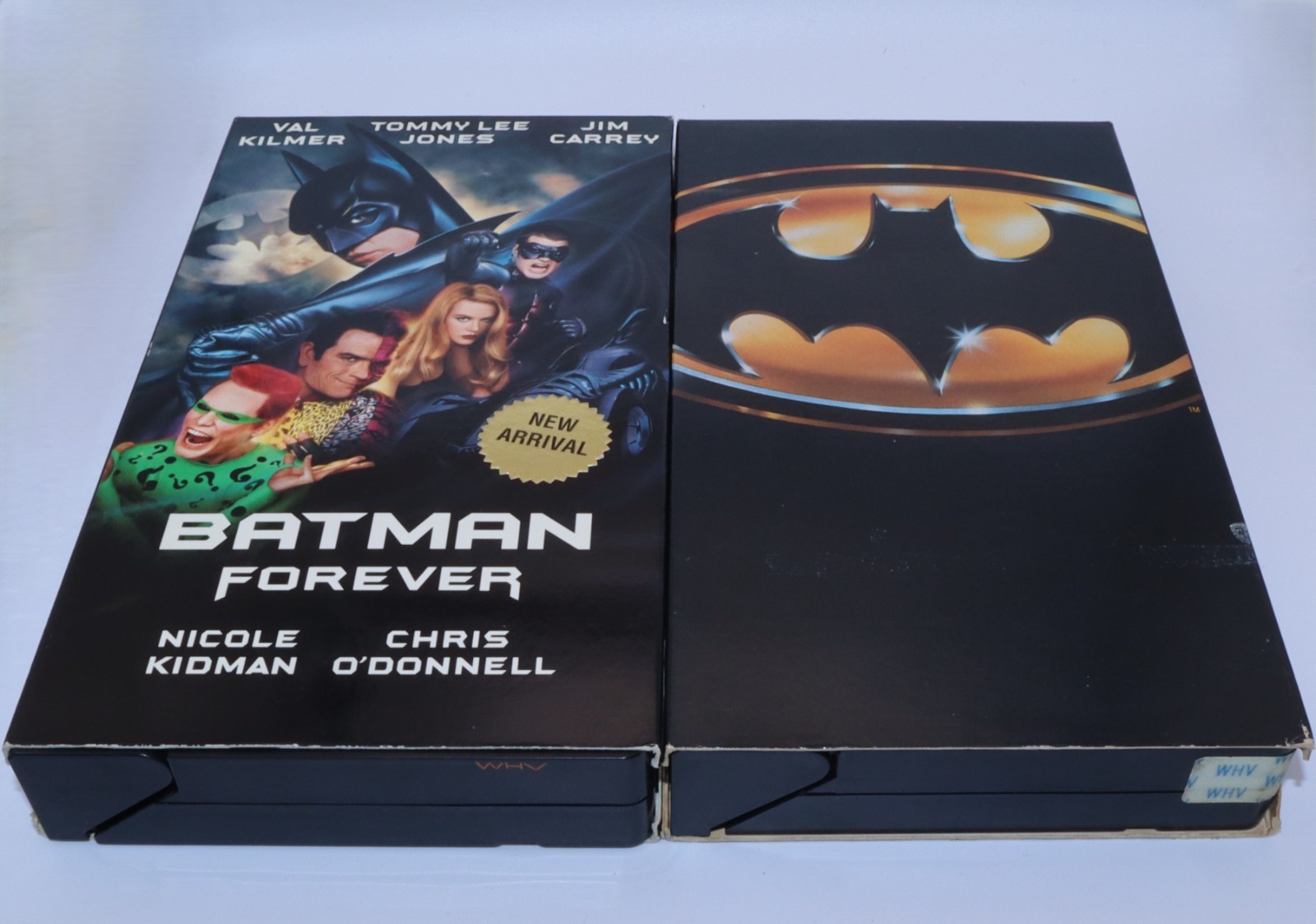 Vintage Batman VHS Lot 4 Movie Set (Batman, Returns, Forever, Batman & Robin)