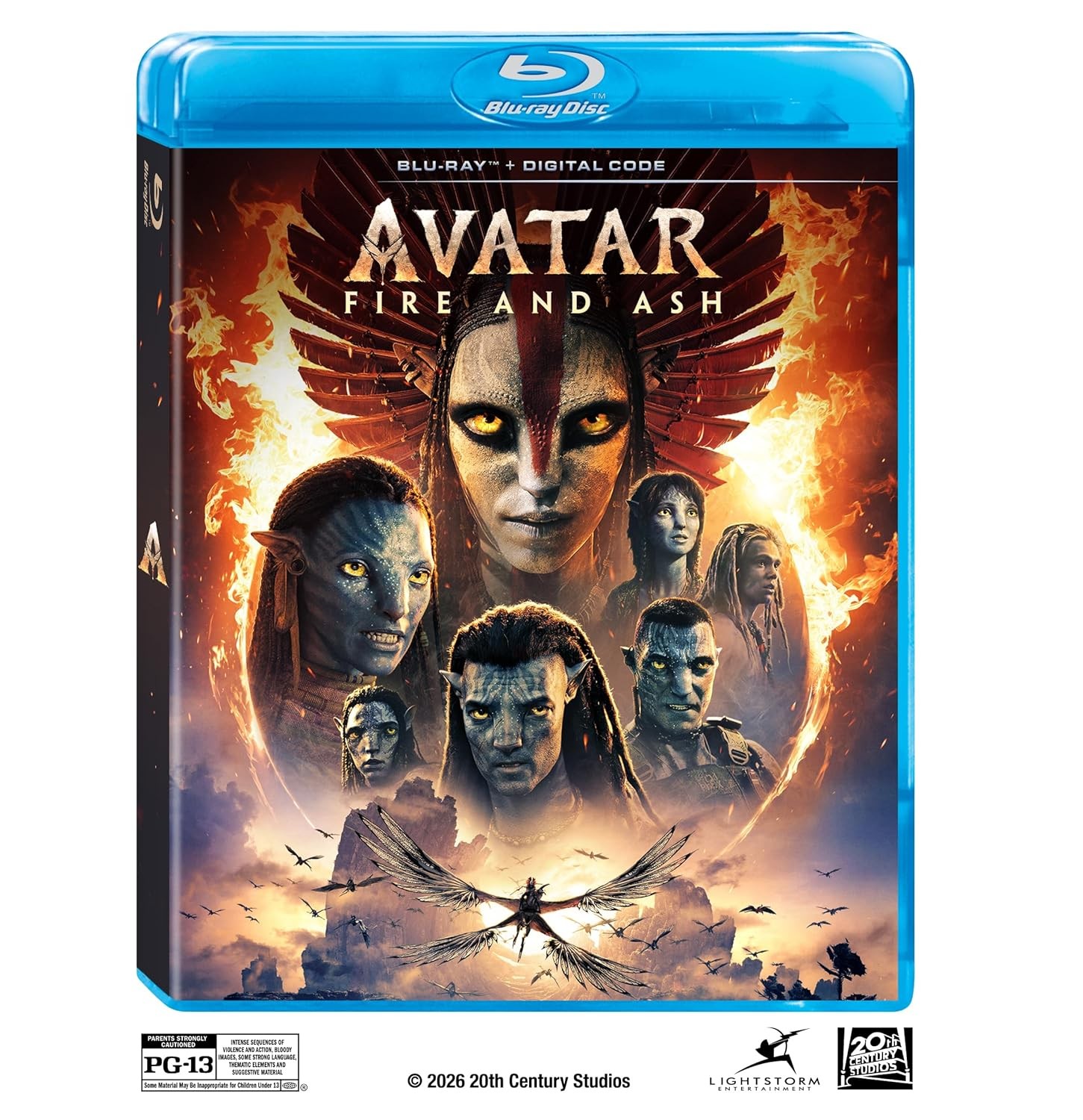Avatar: Fire And Ash (Blu-ray + Digital) NEW