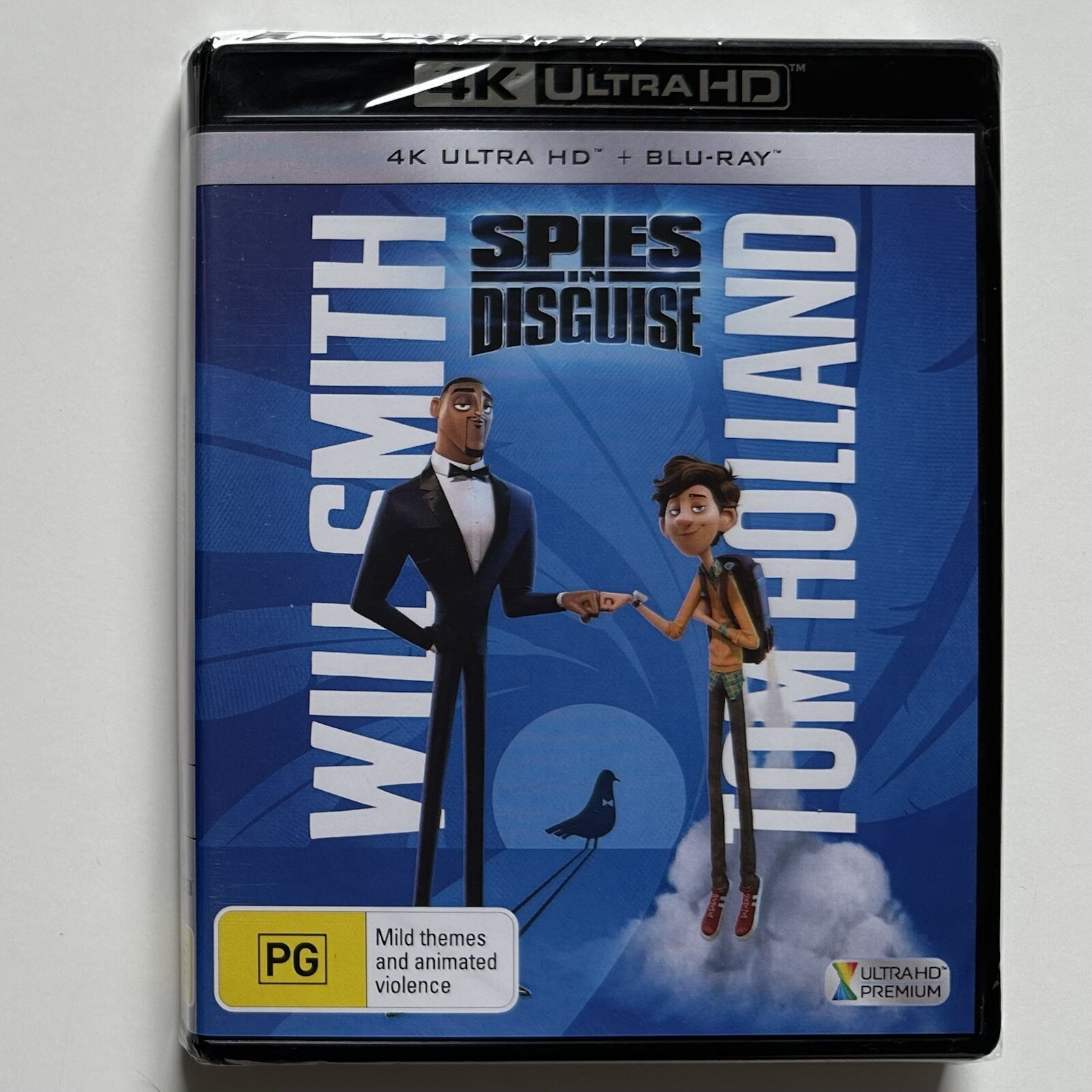 Spies in Disguise (4K Ultra HD + Blu-ray) Region Free Will Smith Tom Holland