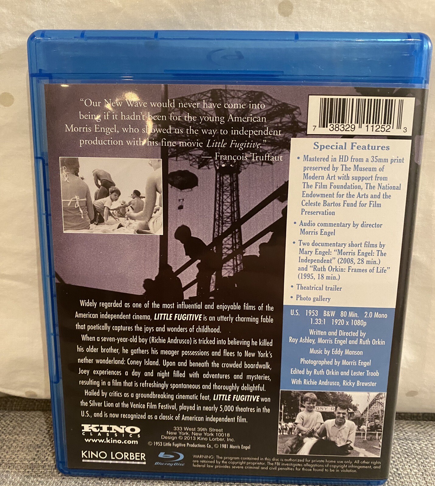 Little Fugitive (Blu-ray, 1953) kino lorber