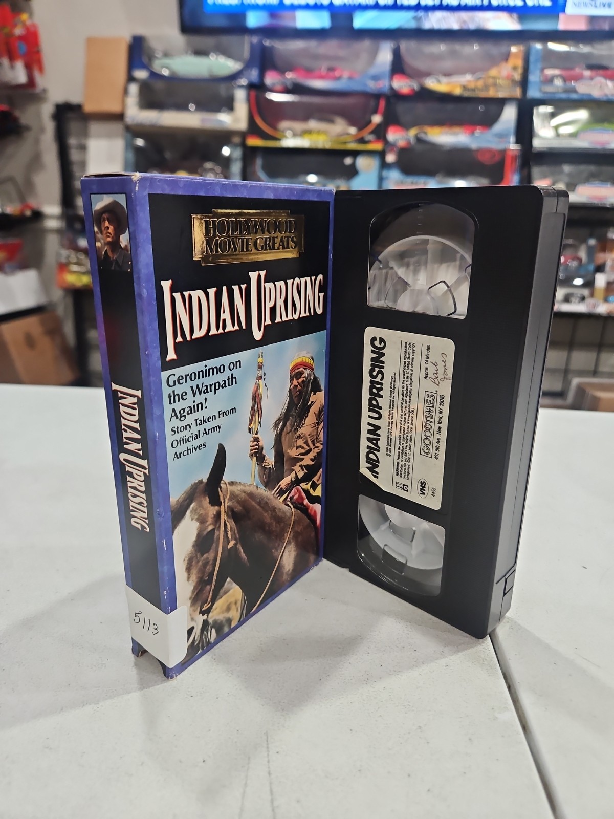 Indian Uprising (Hollywood Movie Greats) VHS 1990