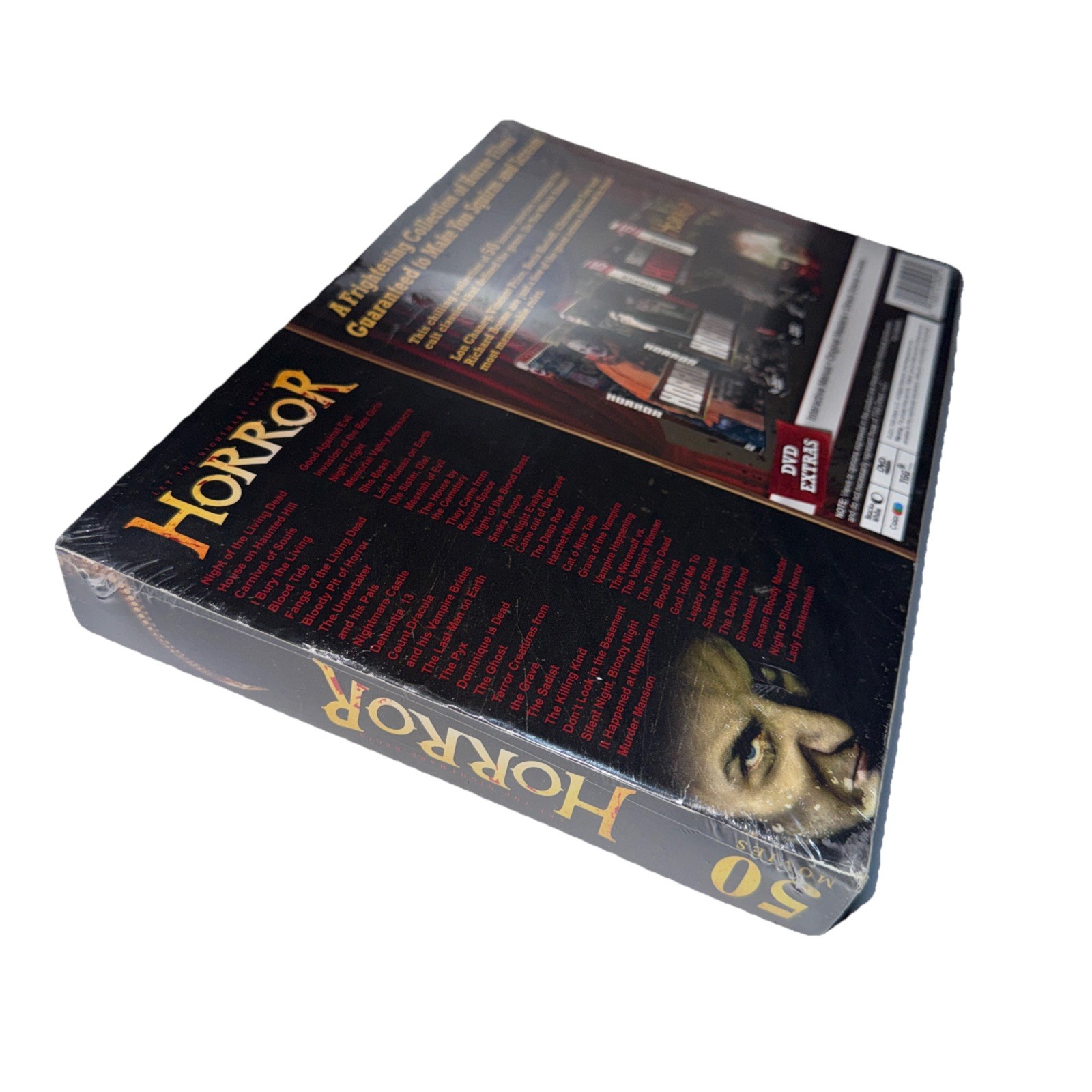 Horror: 50 Movies (DVD, 2011, 8-Disc Set Ultimate Collectors Edition) Lon Chaney