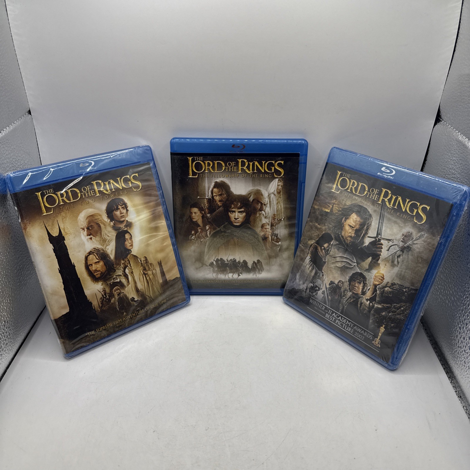 The Lord Of The Rings Trilogy Lot of 3 Blu-Ray 6-Discs 2 Sealed 1 Not Sealed