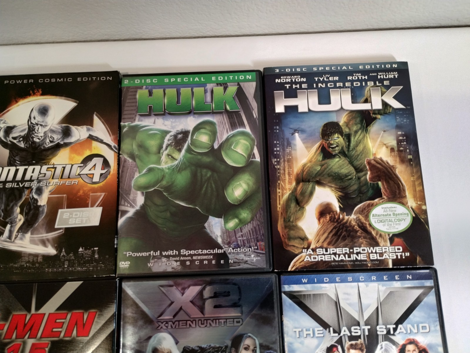 Marvel / DC Movies DVD Lot of 19 + 2 Makings of DVDs Excellent Condition