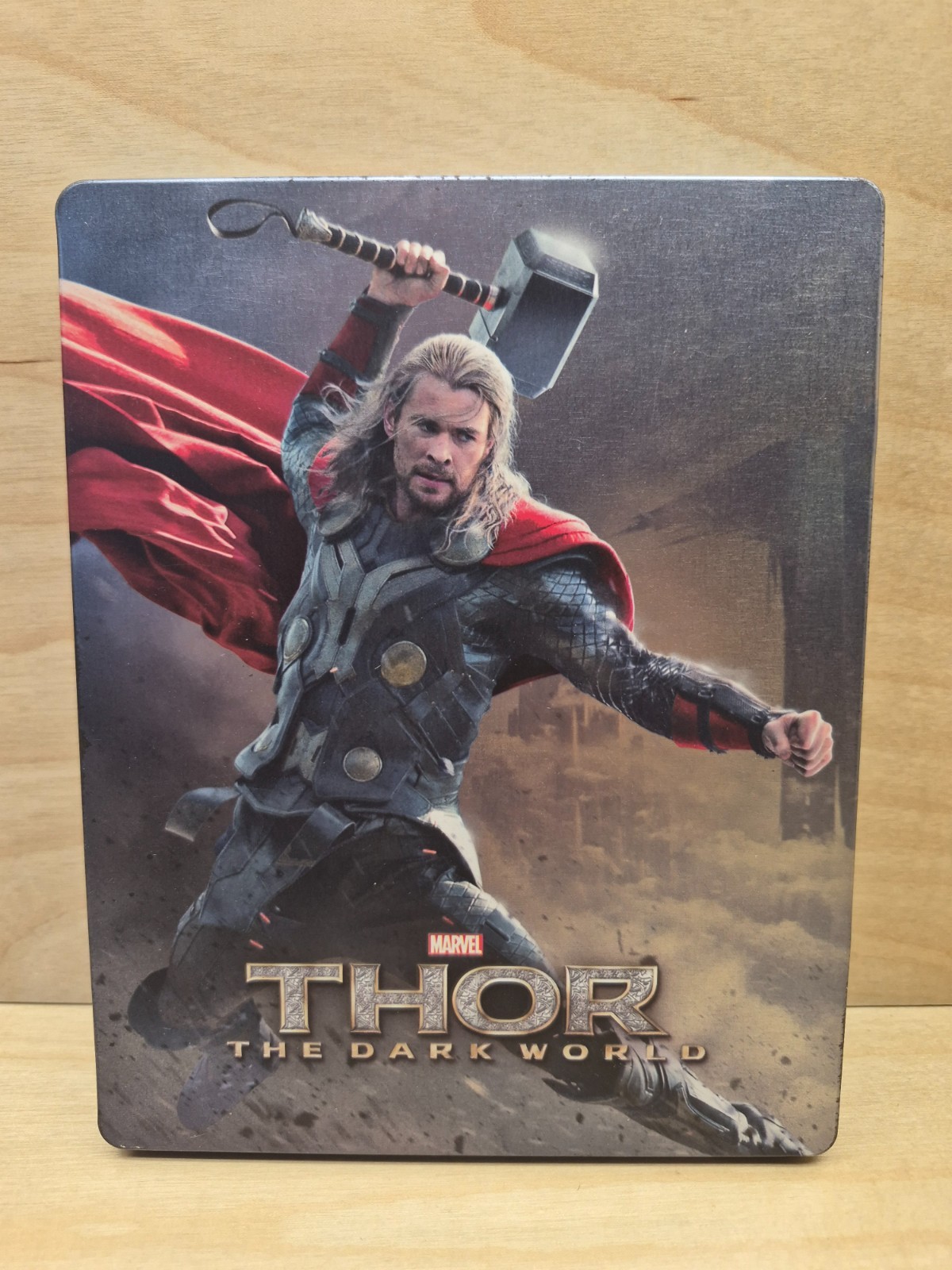 Marvel THOR The Dark World (Steelbook Blu-Ray Disc, 3D Disc, 2014) NO DVD