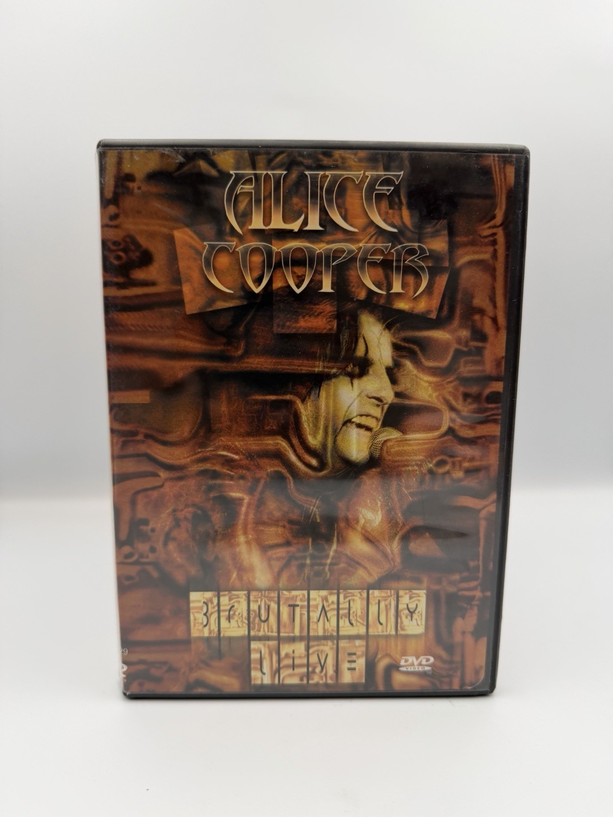 Alice Cooper Brutally Live DVD with Insert From London 2000 OOP Rare Hard Rock
