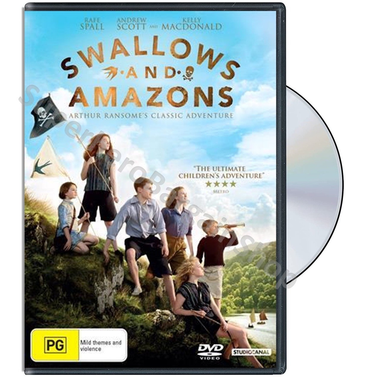 Swallows and Amazons (DVD, 2016) PAL Region 4 (Rafe Spall, Andrew Scott, Kelly