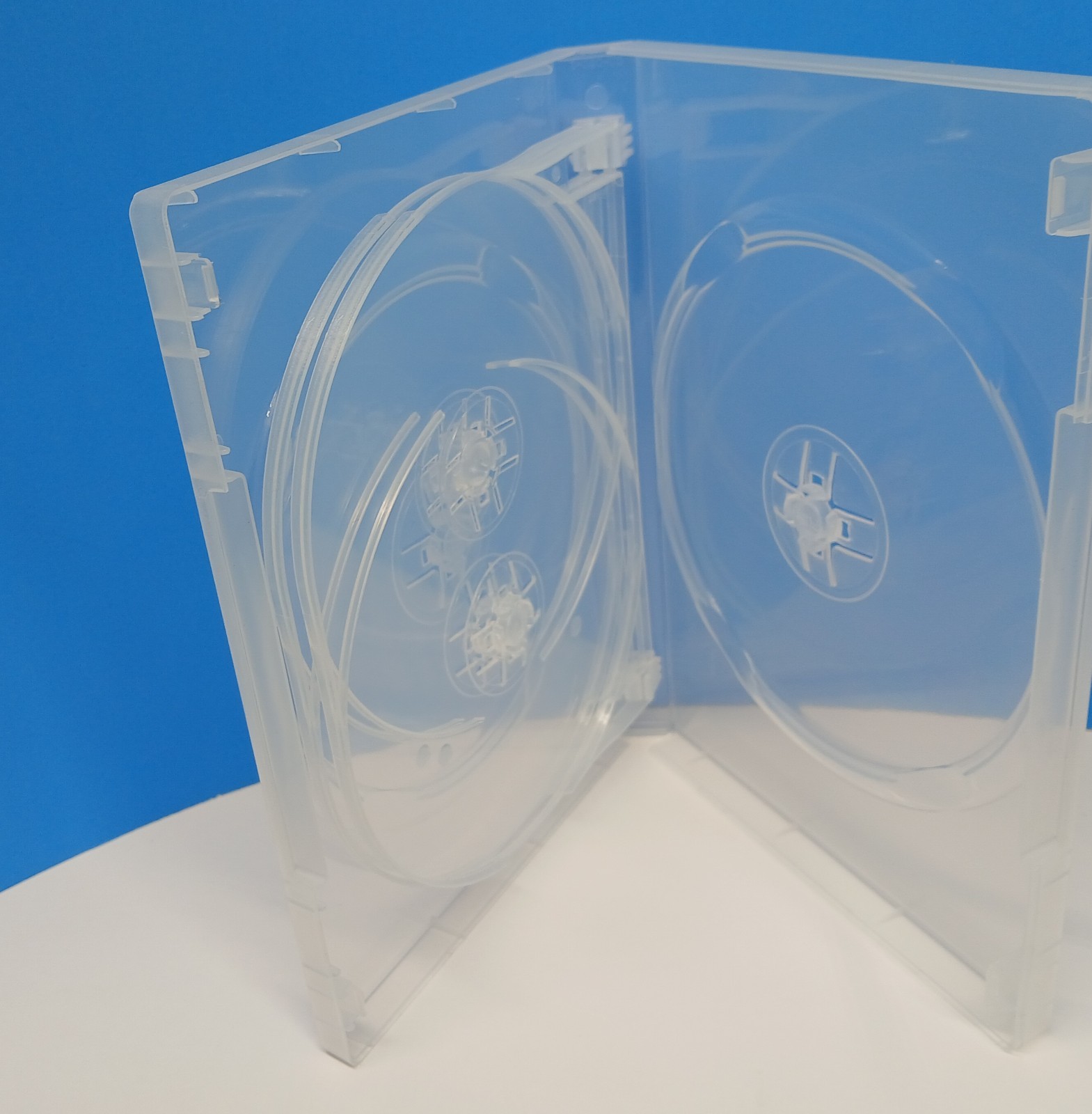 One Clear, 6 Disc DVD , Replacement Case, Durable, 22mm Spine
