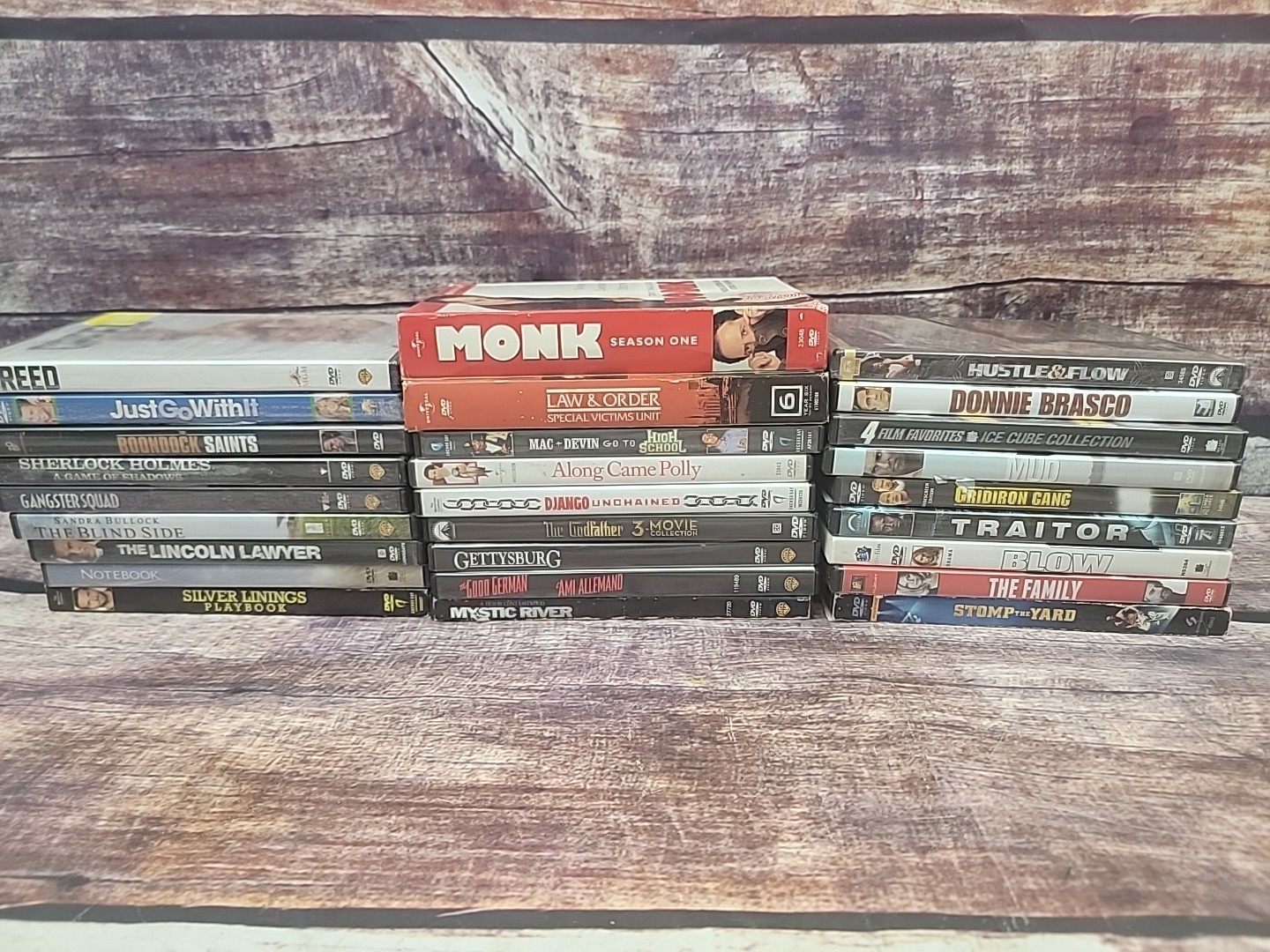 Lot Of 27 Drama/Comedy DVDs: The Godfather The Notebook Django Unchained & More