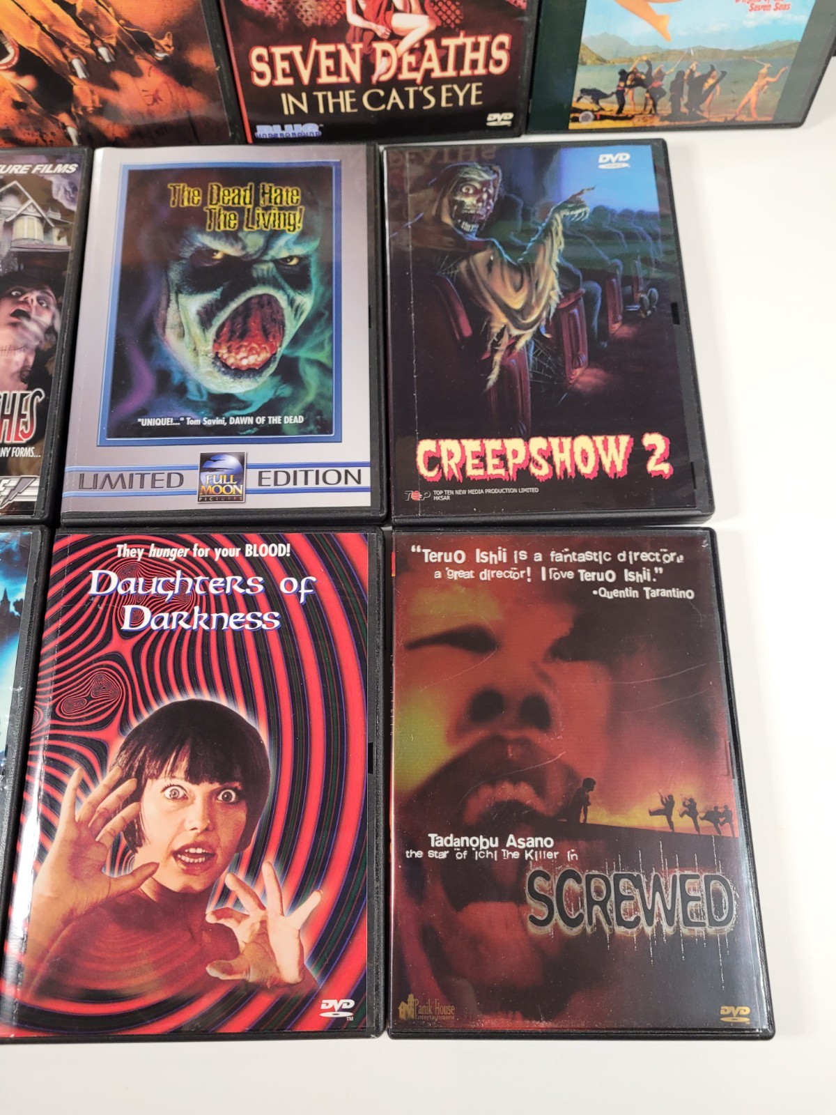 Lot Of 10 DVD Horror Movies – Howling – Creepshow2 – The Dead Hate the Living