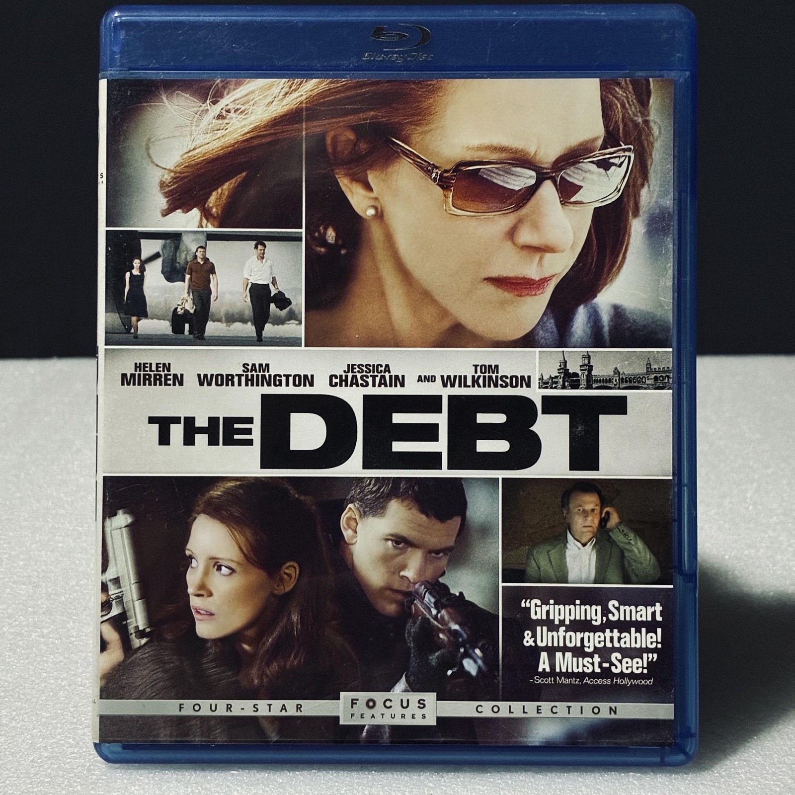 The Debt Blu-ray Helen Mirren Sam Worthington Miramax R Spy Thriller Movie Drama
