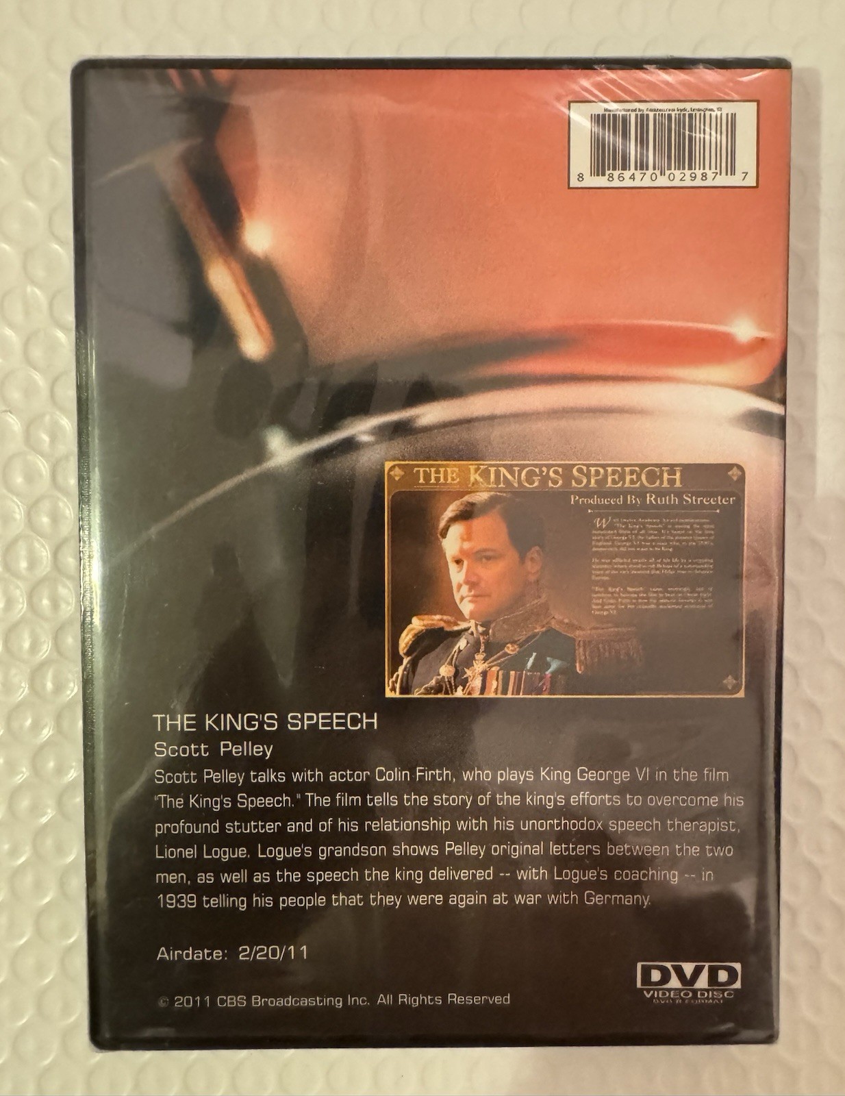 60 Minutes: the King’s Speech DVD Brand New And Factory Sealed .