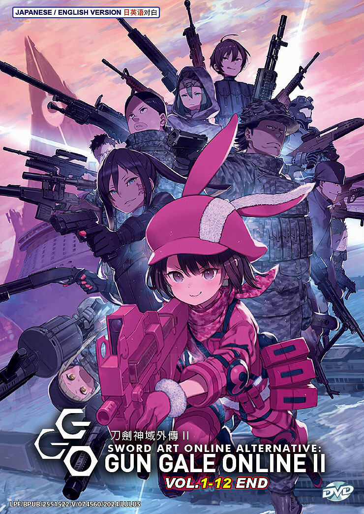 Sword Art Online Alternative: Gun Gale Online II (Vol. 1-12 End) – *English Dub*