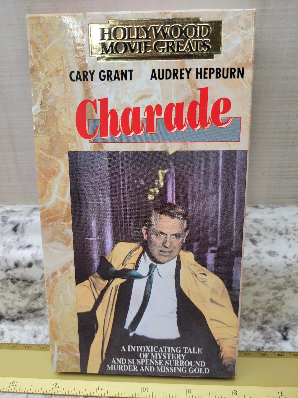 Charade VHS 1963 Mystery Suspense Original Release Hollywood Movie Greats