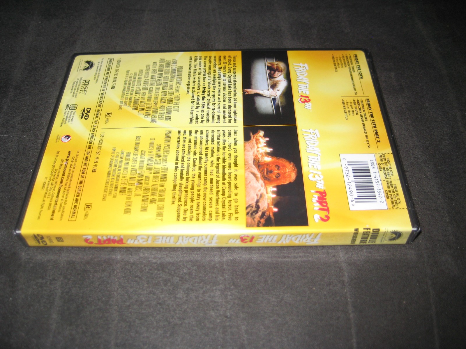 FRIDAY THE 13TH (1980) / FRIDAY THE 13TH PART 2 (1981) (DVD) BRAND NEW – R – WS