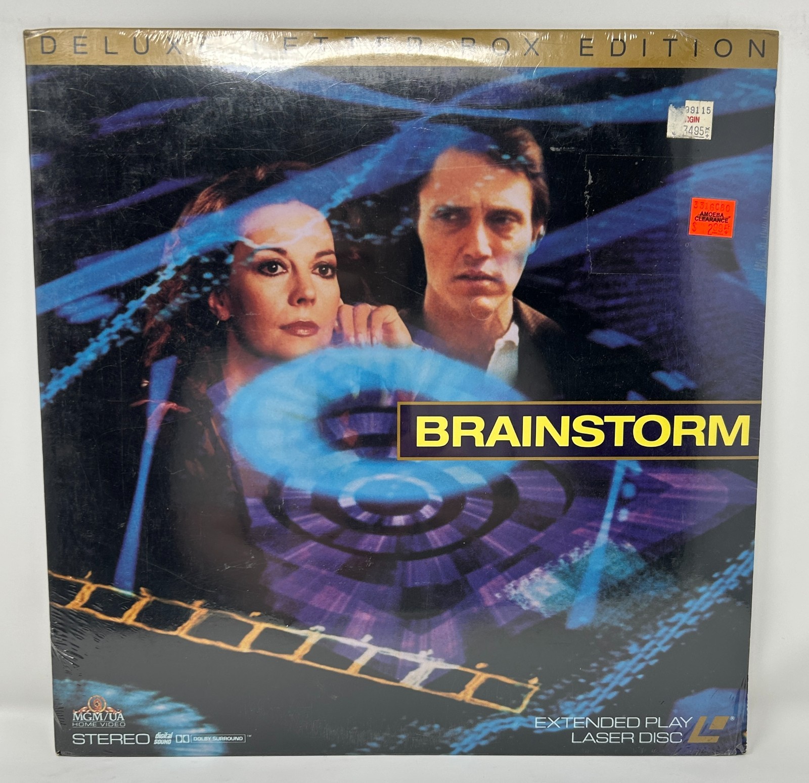New Sealed Brainstorm Laserdisc ML102235 Widescreen LD WS Laser Disc Walken Wood
