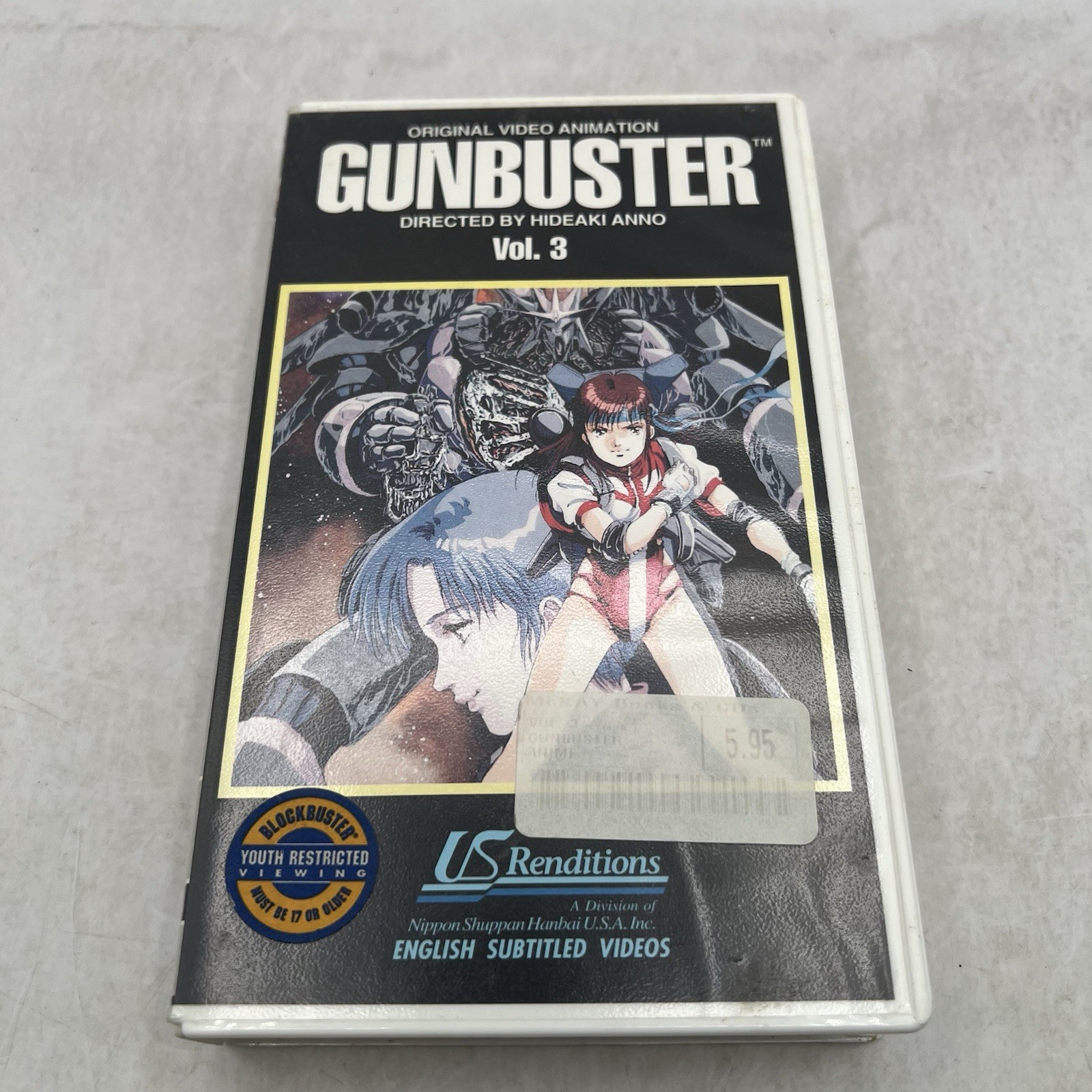 Gunbuster – Vol. 3 (VHS, 1996) OOP Manga Video Vintage Anime English Subs