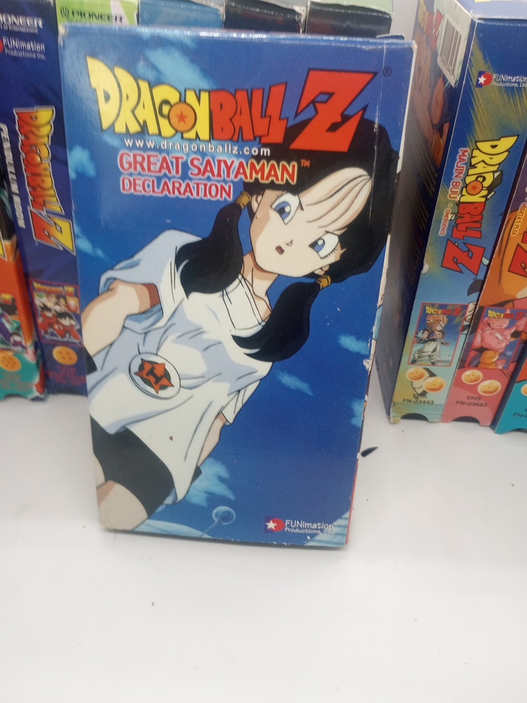 Vintage Dragonball Z VHS Lot Of 14 Various Titles 1997 2000