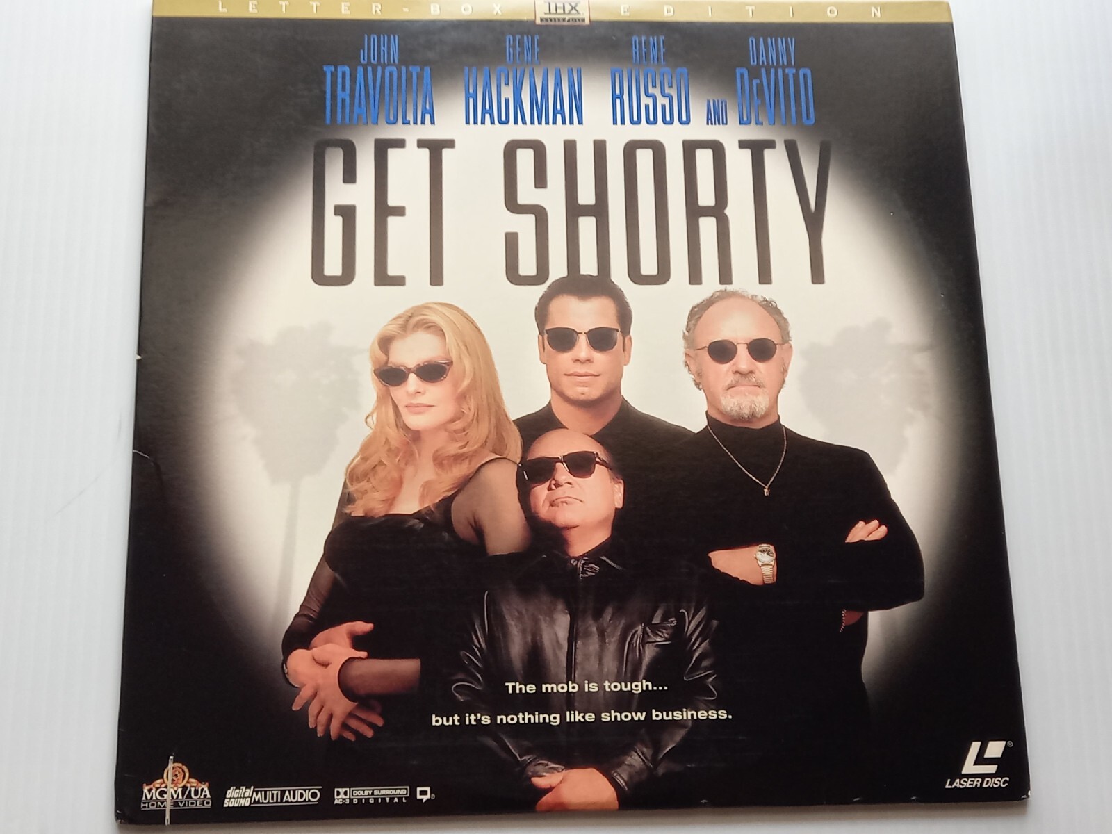 GET SHORTY (1995 MGM LASERDISC) Elmore Leonard PRE-OWNED LASERDISC