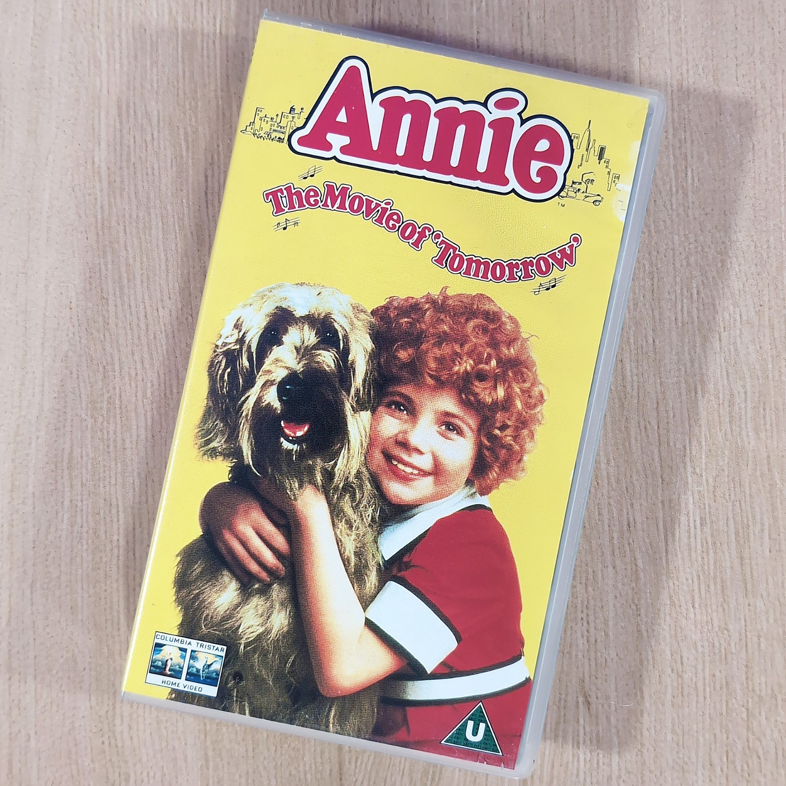 Annie The Movie of Tomorrow VHS Tape UK PAL Family Musical Columbia TriStar VGC