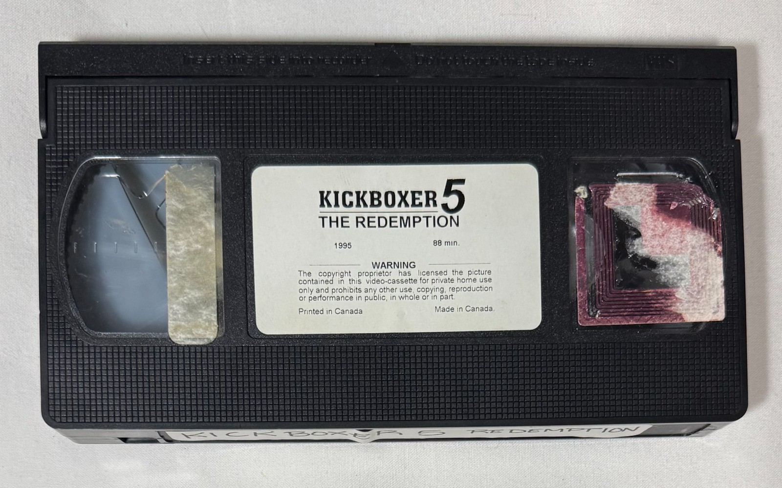 Kickboxer 5 The Redemption VHS 1995 Mark Dacascos Action Martial Arts OOP
