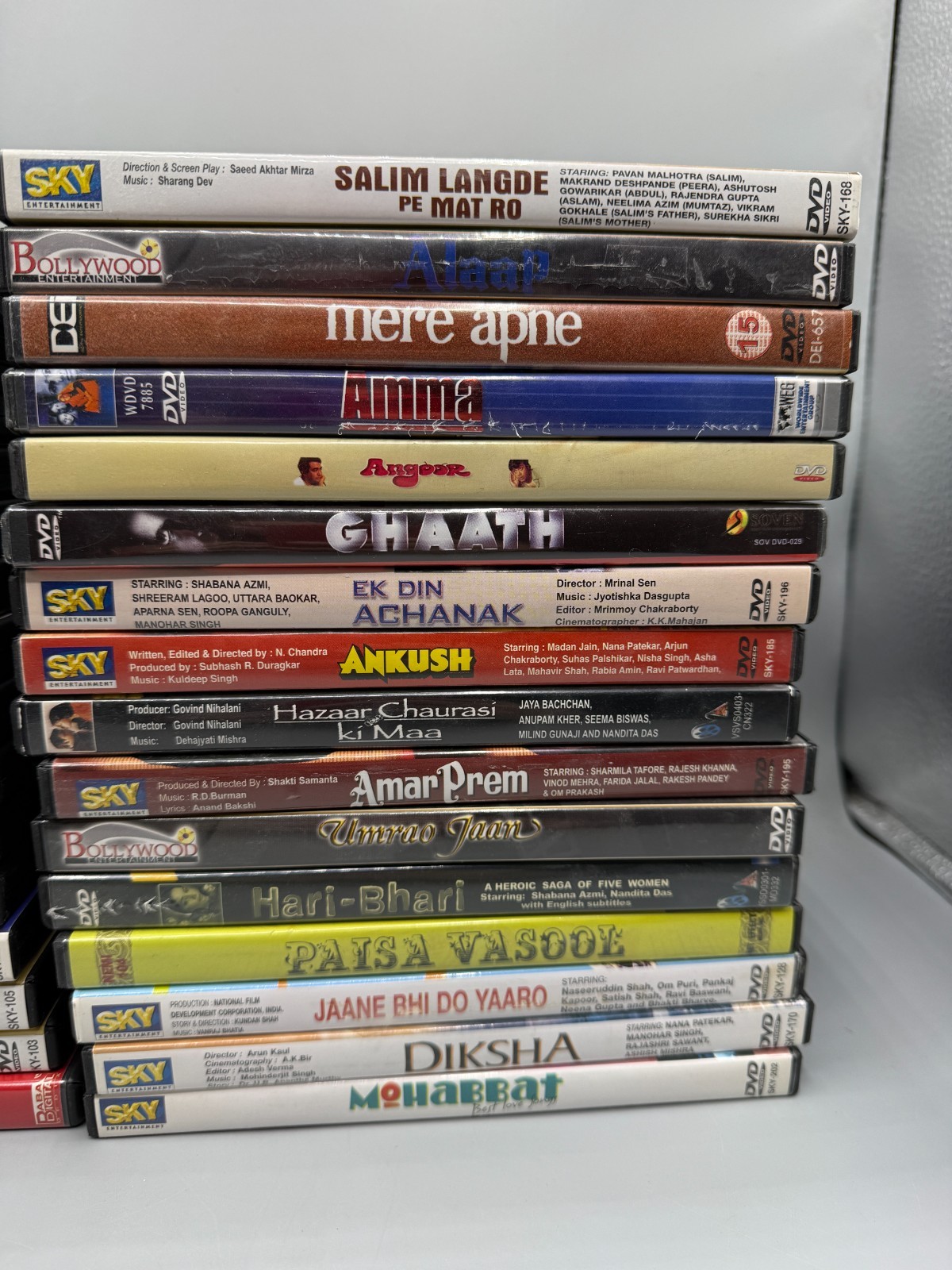 Bollywood DVD Collection lot – 31 Movies, Mixed Titles/Genres