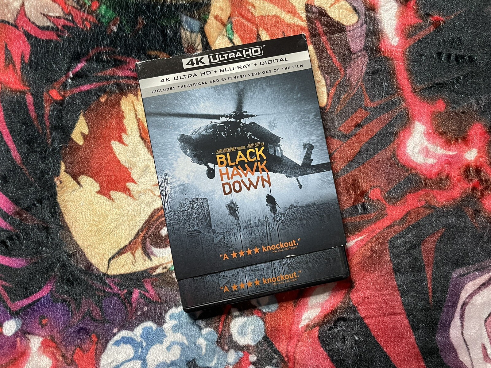 Black Hawk Down 4K UHD Blu-Ray W/OOP Slipcover+Digital Code