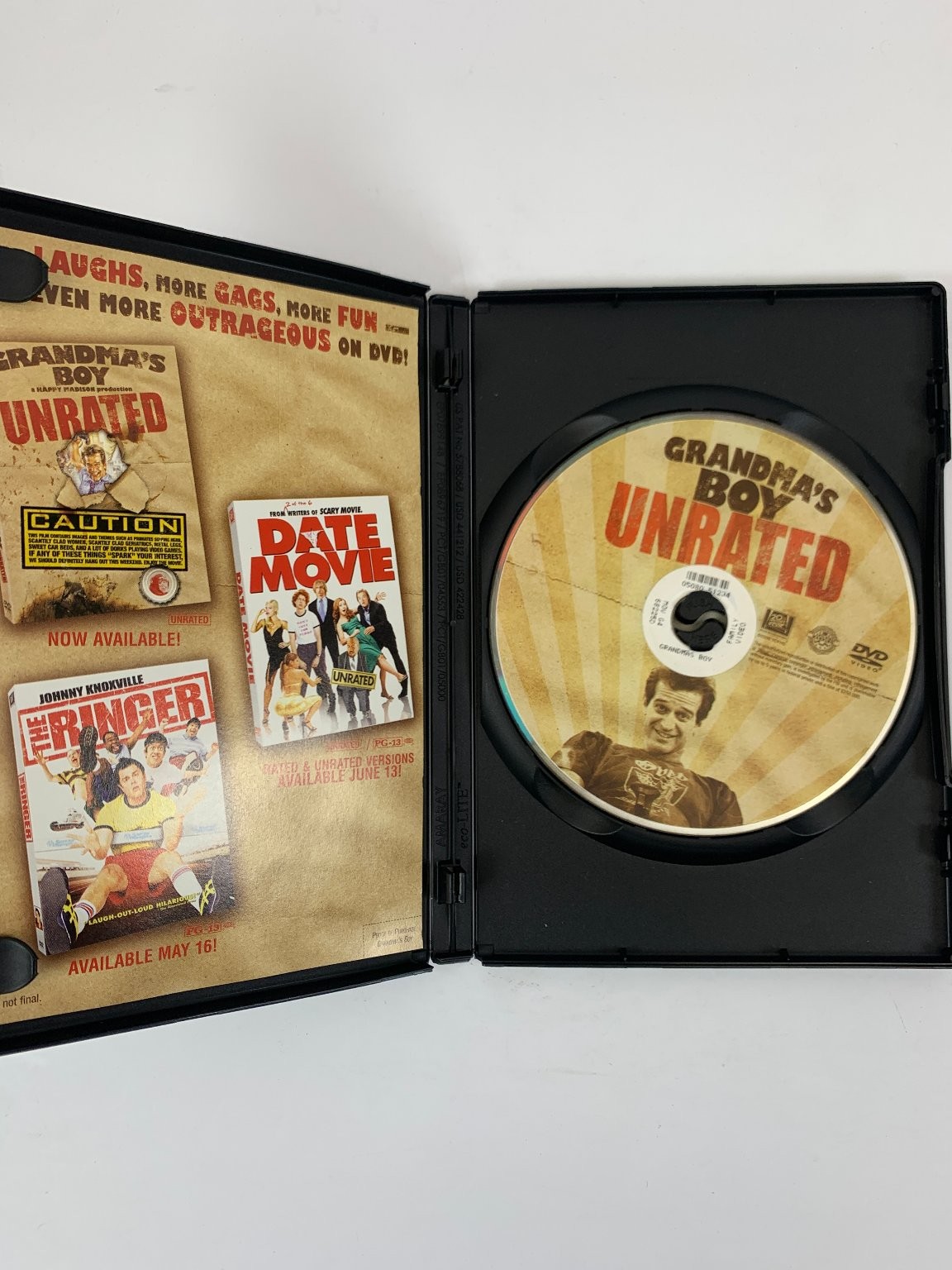 Grandma’s Boy DVD 2006 Unrated Edition Allen Covert Linda Cardellini
