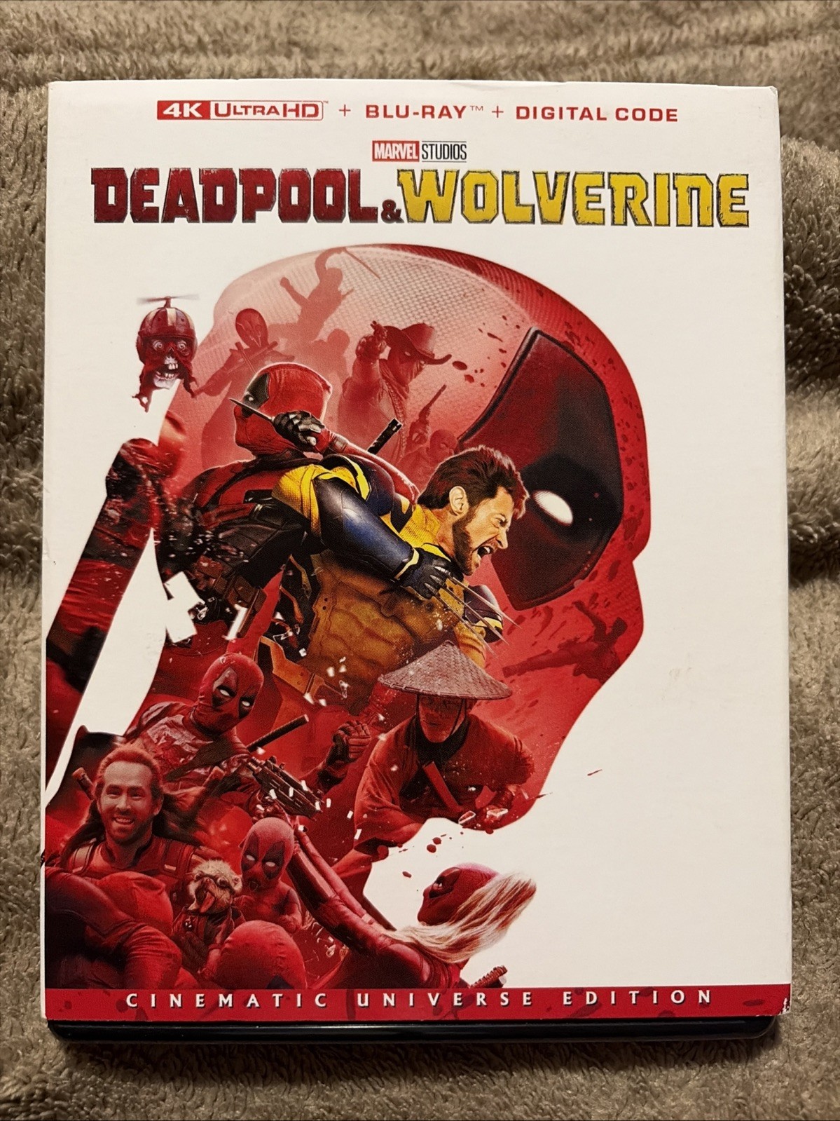 Deadpool & Wolverine (4K Ultra HD/Blu-ray, 2024) W/ OOP Slipcover, N