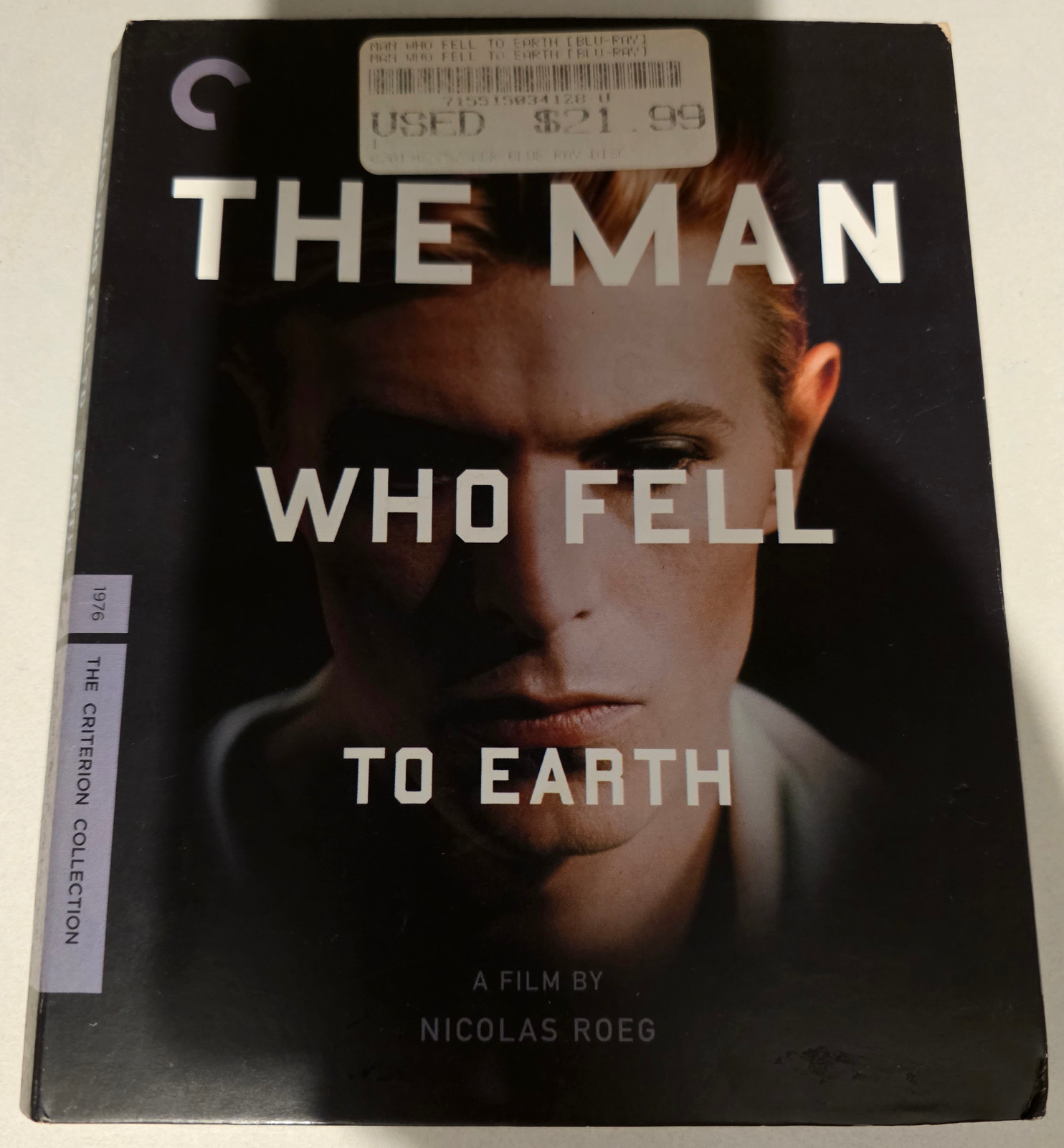 Man Who Fell To Earth (Blu-ray, 2008, Criterion Collection #304) David Bowie OOP